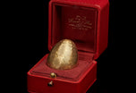 H.R.H. The Princess Margaret's 18 Carat Yellow Gold Egg created by Cartier Paris.