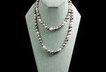 A Striking South Sea & Tahitian Baroque Cultured Pearl Necklet