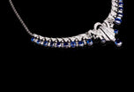 A very fine quality 1930s Art Deco Sapphire & Diamond Collar Necklet