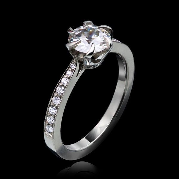 A Special Diamond Single Stone Ring
