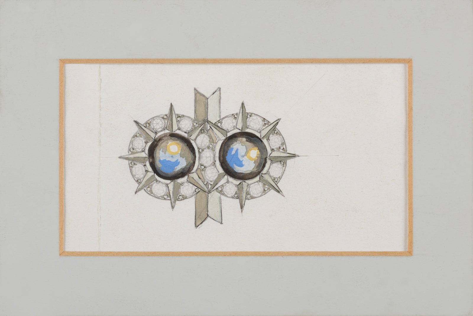 'Supanova' A unique moonstone & diamond ring