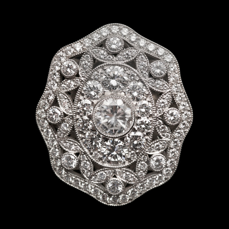 'Ariadne's Jewel' A unique diamond cluster ring