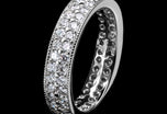 Cousins Two Row Diamond Full Eternity Ring