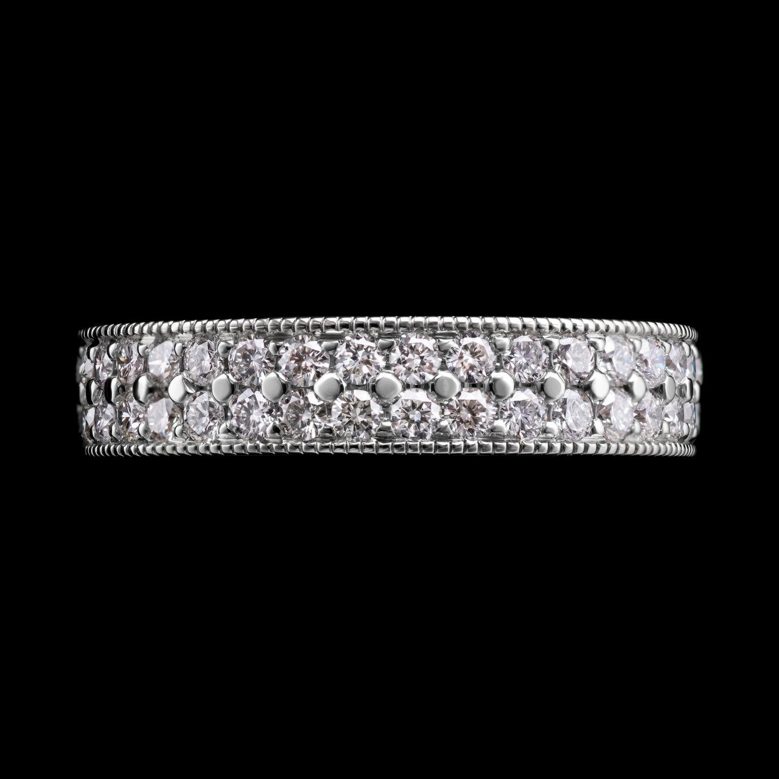 Cousins Two Row Diamond Full Eternity Ring