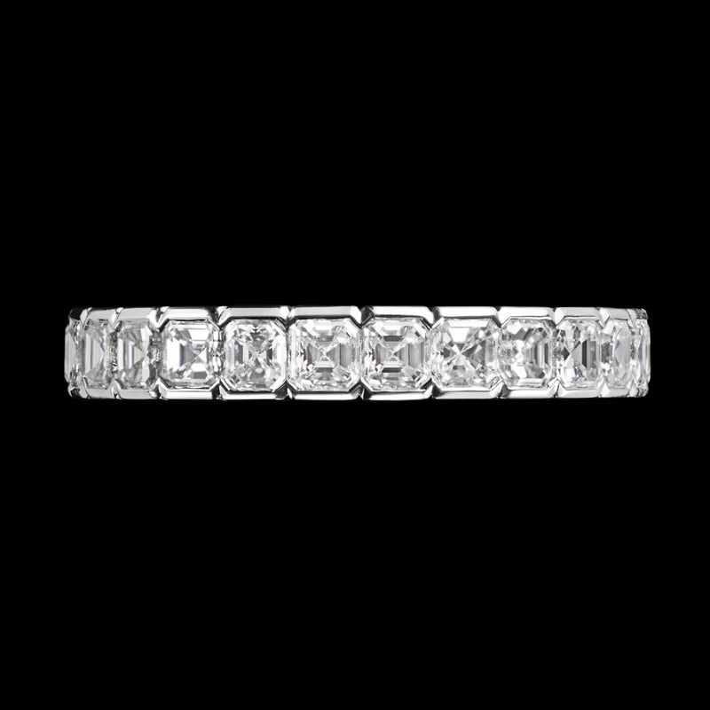 A Cousins Ascher Cut Diamond Full Eternity Ring