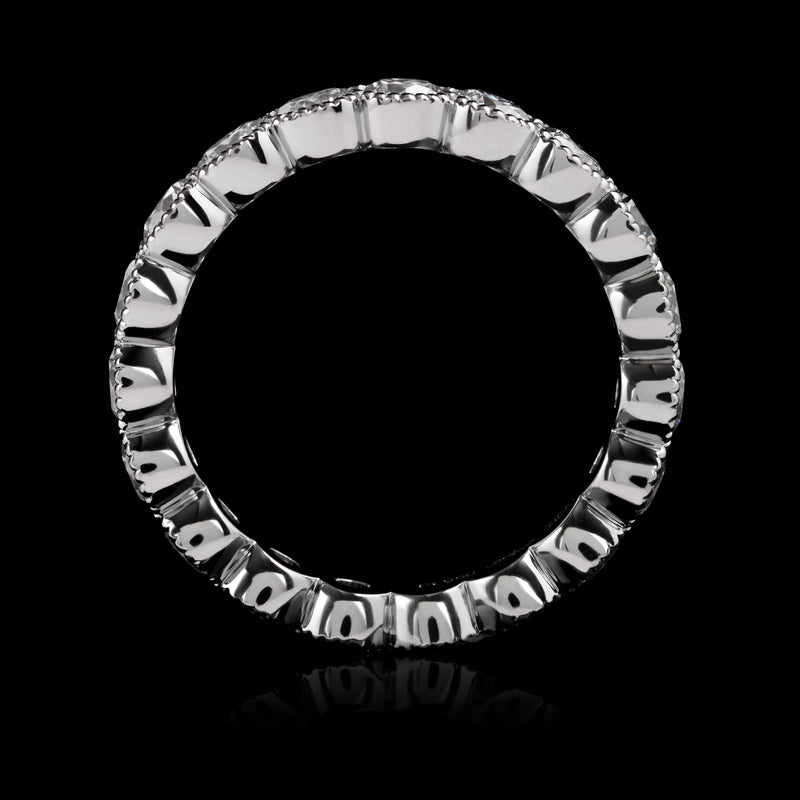 A Cousins Scalloped Edge Diamond Full Eternity Ring