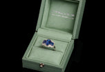 A Three Sapphire Cluster Ring