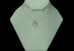 A diamond circlet pendant in Platinum