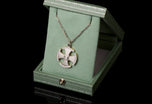 Cousins Diamond Set Canterbury Cross Pendant & Chain.