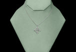 The impossible snowflake. A diamond pendant.