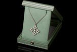 The impossible snowflake. A diamond pendant.