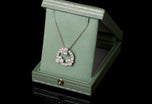 Diamond Triple Trefoil Circlet Pendant