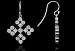 Cousins Snowflake Drop Earrings