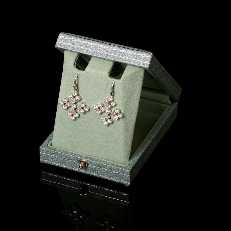 Cousins Snowflake Drop Earrings