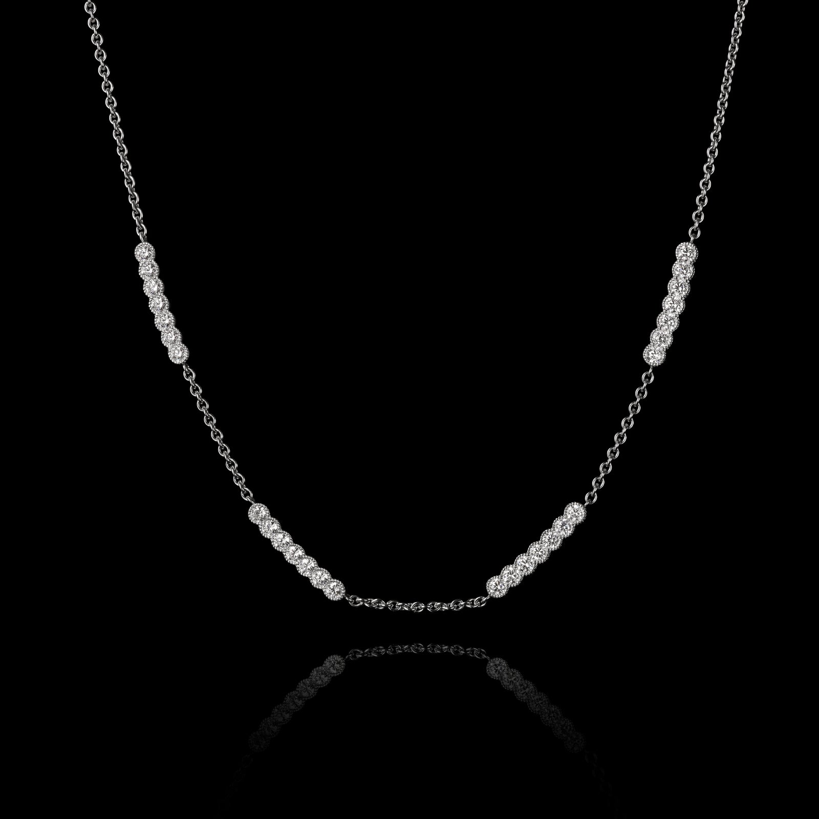 A Cousins Diamond Eternity Necklet