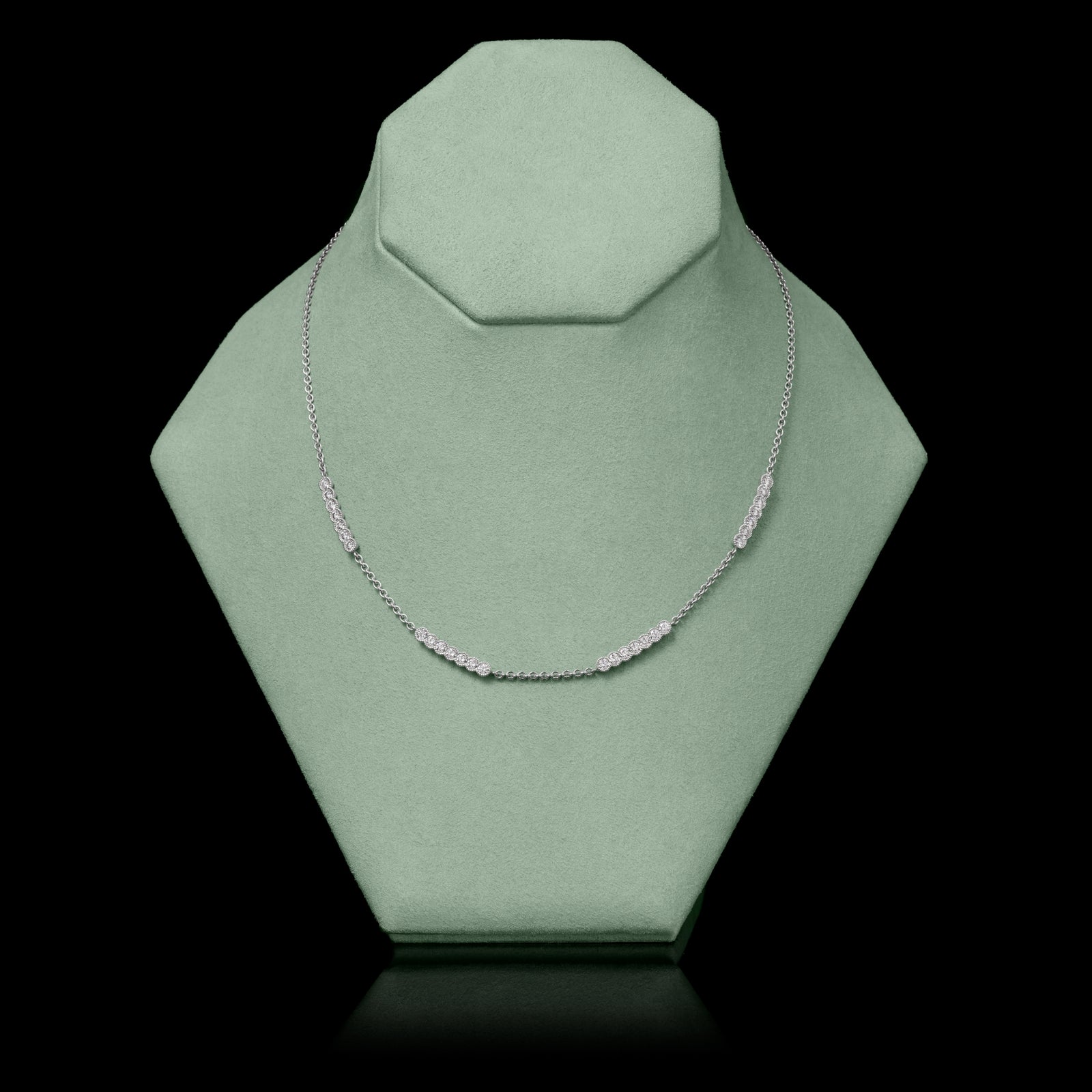 A Cousins Diamond Eternity Necklet