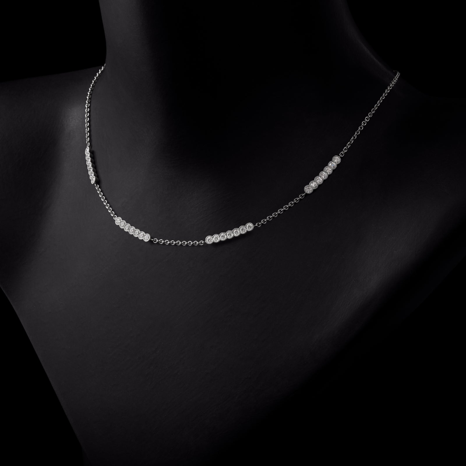 A Cousins Diamond Eternity Necklet