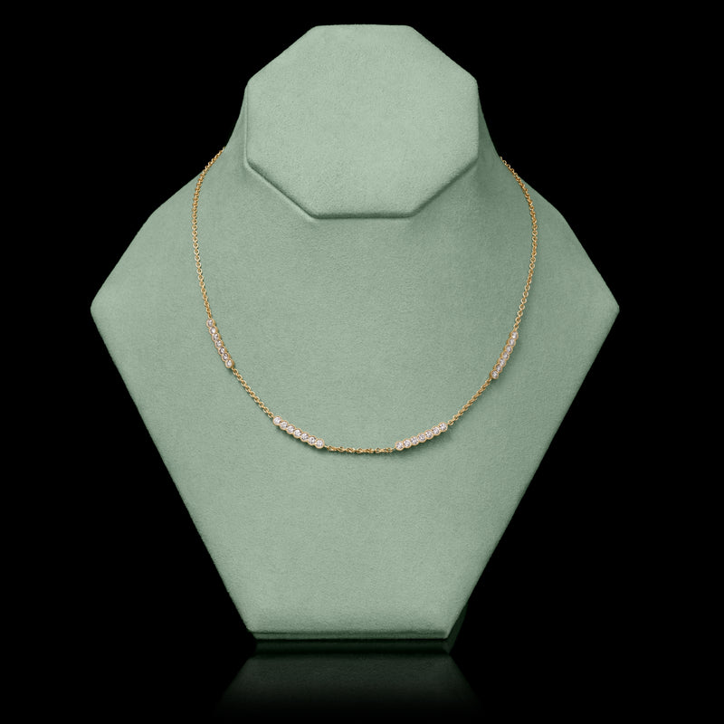 A Cousins Diamond Eternity Necklet