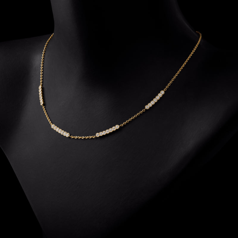 A Cousins Diamond Eternity Necklet