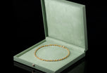 A  Handmade 18 carat Yellow Gold & Platinum Chain