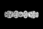 A sparkling 'String of Bubbles' diamond full eternity ring.