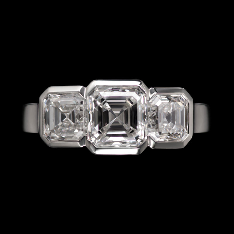 An Amazing Diamond Three Stone Ring