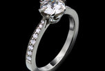 A Special Diamond Single Stone Ring