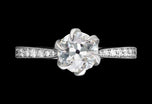 A Special Diamond Single Stone Ring
