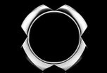 An All 18 Carat White Gold Diamond Segmented Ring with 112 Diamonds