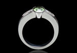A Rarity. A Natural Alexandrite & Diamond Ring