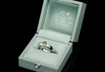 A Rarity. A Natural Alexandrite & Diamond Ring