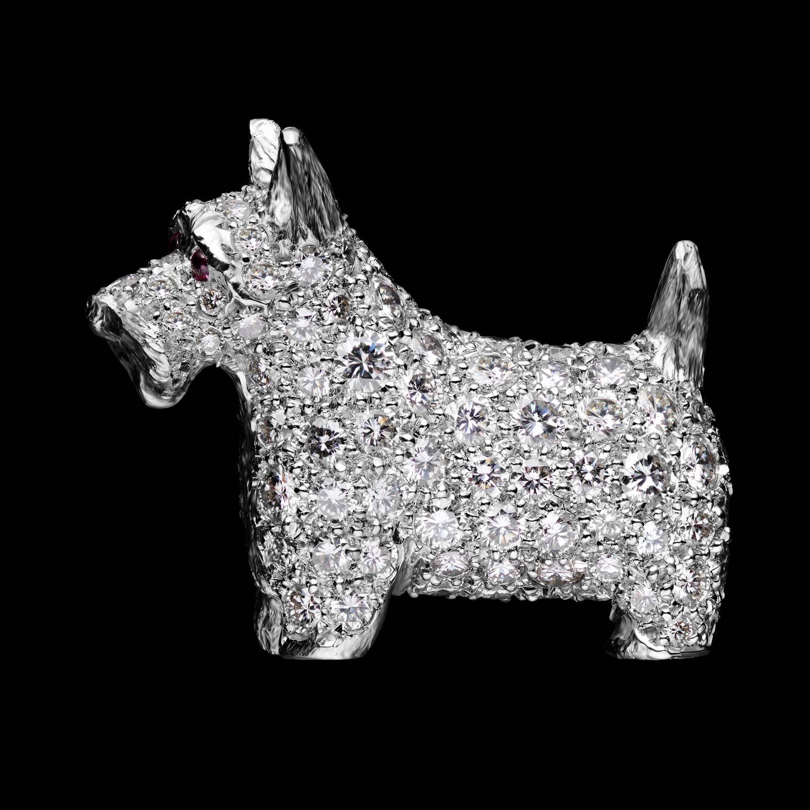 Scotty Dog Brooch