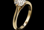 An Old Style Brilliant Cut Diamond Ring