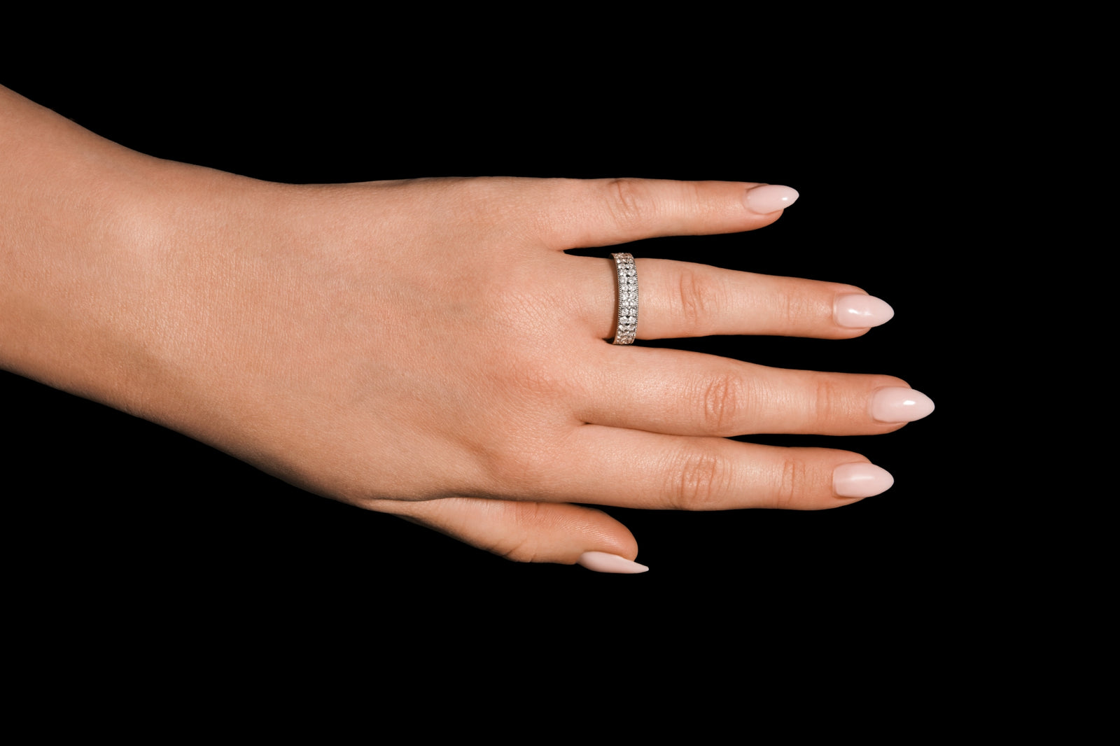 Cousins Two Row Diamond Full Eternity Ring