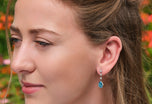 A pair of beautiful Zircon & Diamond Drop Earrings