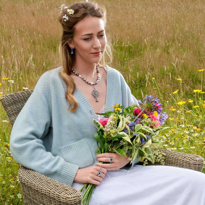 A Striking South Sea & Tahitian Baroque Cultured Pearl Necklet