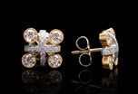The captivating Cousins Two in One diamond cluster earrings