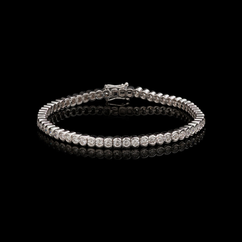 A diamond 'Tennis' bracelet