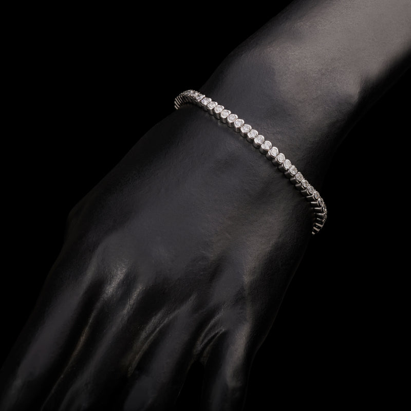 A diamond 'Tennis' bracelet