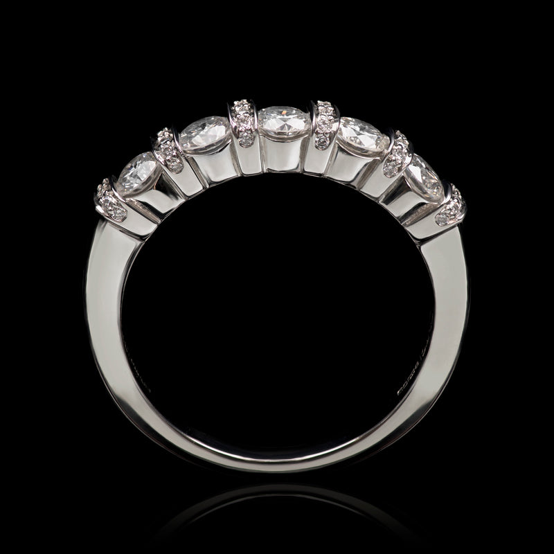 A Diamond Half Eternity Ring
