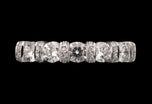 A Diamond Half Eternity Ring