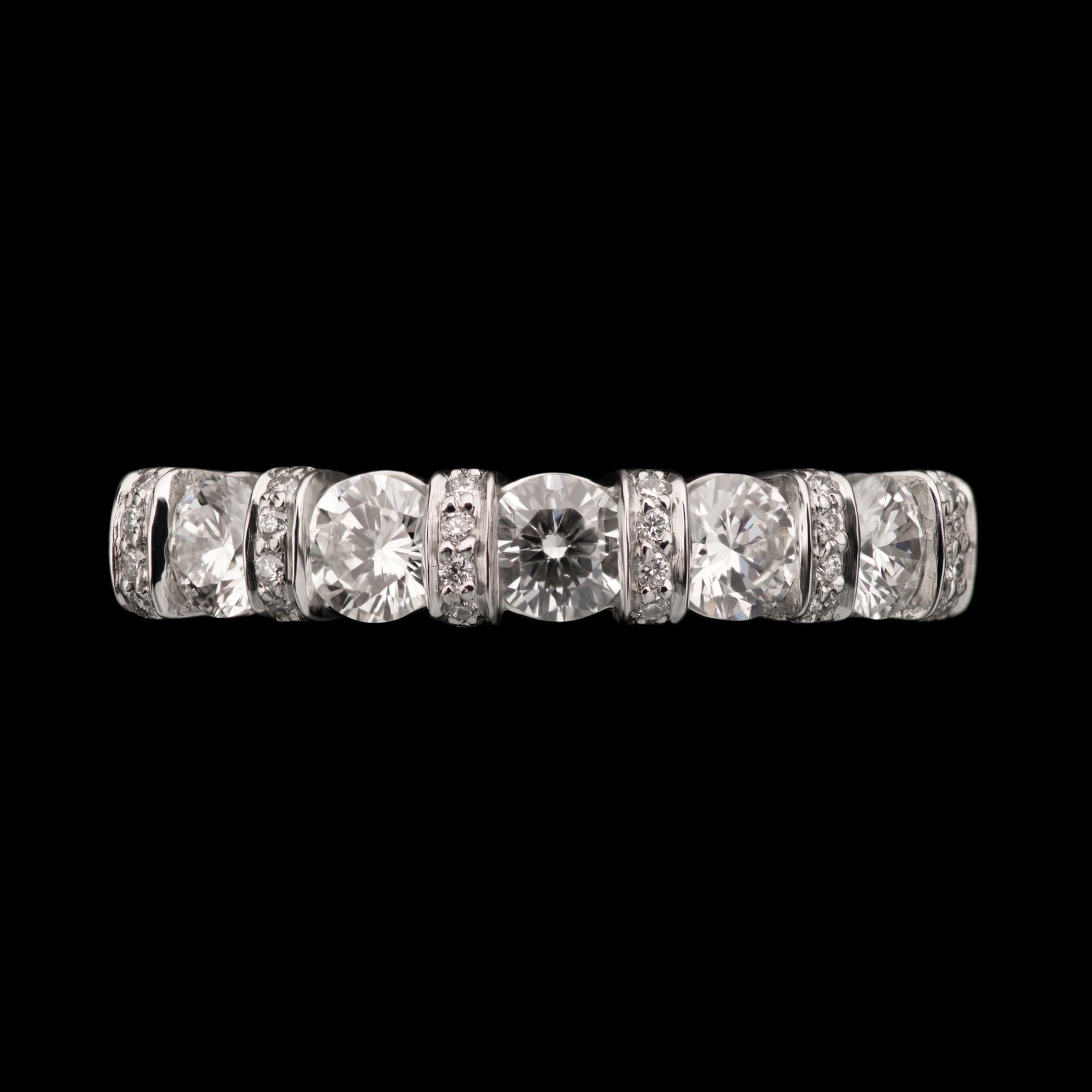 A Diamond Half Eternity Ring