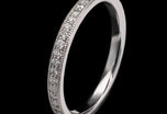 A Diamond Full Eternity Ring in all Platinum