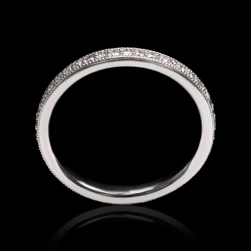 A Diamond Full Eternity Ring in all Platinum