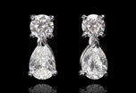 A Pair of Delightful Diamond Drop Earrings