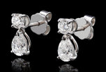 A Pair of Delightful Diamond Drop Earrings