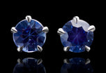 A Pair of very Beautiful Specimen Sapphire Stud Earrings