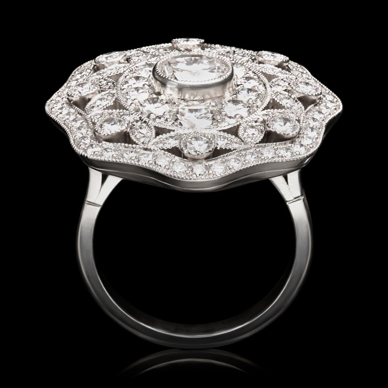 'Ariadne's Jewel' A unique diamond cluster ring