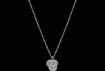 A Cousins Diamond Trefoil Cluster Pendant