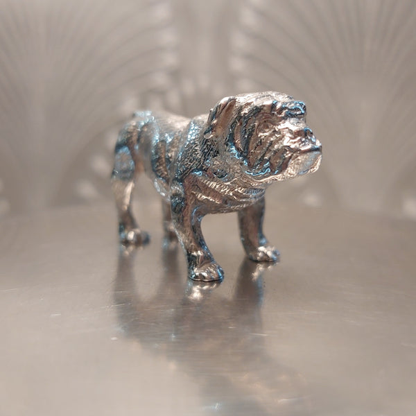 Sterling Silver Bull Dog Model